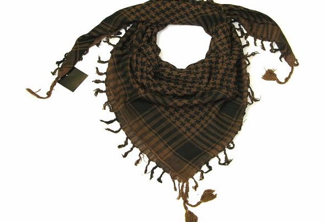 LOVARZI Desert Scarf keffiyeh Khaki Brown Lovarzi - Stylish fashion scarves for winter and summer