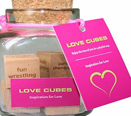LOVE CUBES This gift with over 45,000 pampering ideas could make your partner crazy. LOVE CUBES - inspiration for the love. The unusual gift idea!