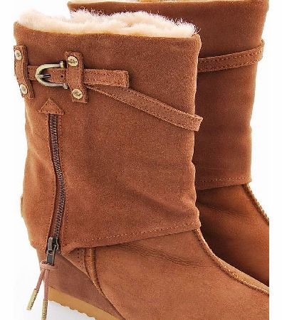 LOVE From Australia Nikita-Zipped Cuff Boot