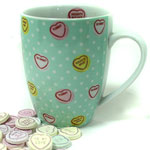 LOVE Hearts Breakfast Mug