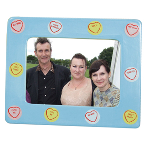 Hearts Ceramic Photo Frame