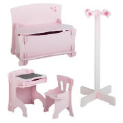 Love Hearts Furniture Package With Toy Box