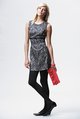 jacquard mini dress