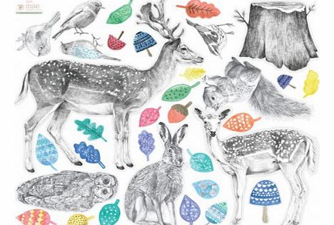 Forest creatures Stickers `One size