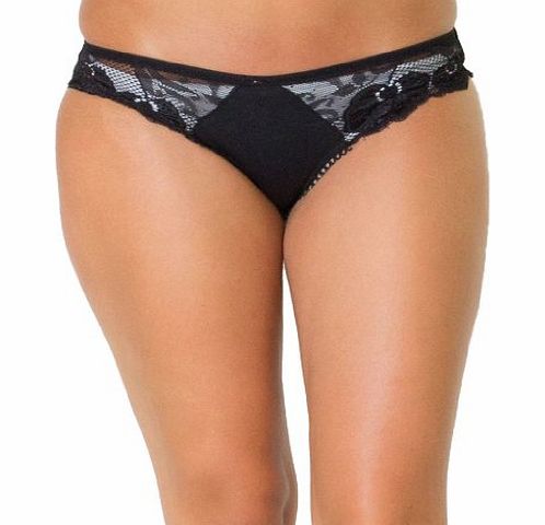 Love My Fashions Womens Ladies Quarter French Lace Briefs Knickers Underwear Size M L XL