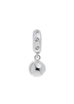Lovelinks Silver and Cubic Zirconia with Drop