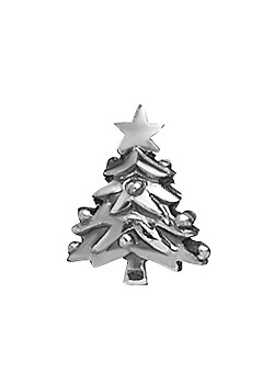 Silver Christmas Tree Charm 1180795