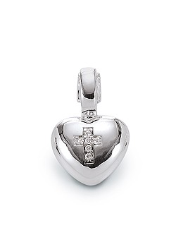 Silver Cross Heart Click Link 1182060-75