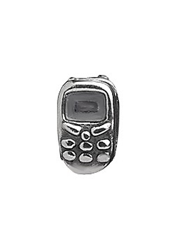 Lovelinks Silver Mobile Phone Charm 1180891