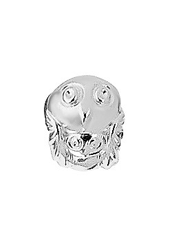 Silver Mother and Baby Owl Charm 1180983