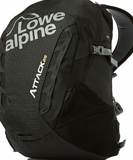 Lowe Alpine Attack 25 Backpack - Black/Tangerine