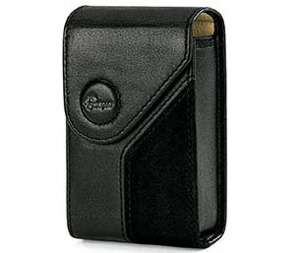 Napoli 10 Leather Compact Camera Case - Black
