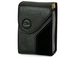 Napoli 20 Leather Compact Camera Case - Black