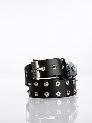 Lowlife Riveted Black With Silver Rivets