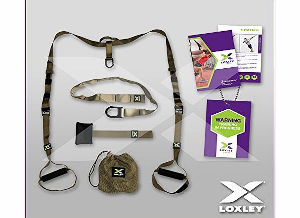 SUSPENSION TRAINER Straps Training KIT CrossFit HOME Workout Strength Gym LOXLEY