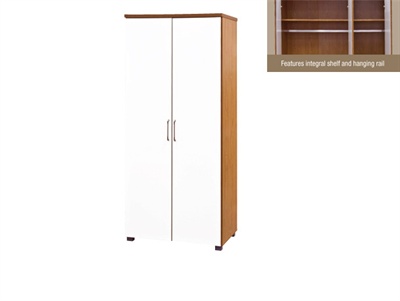 LPD Furniture Aston 2 Door Wardrobe Small Single (2