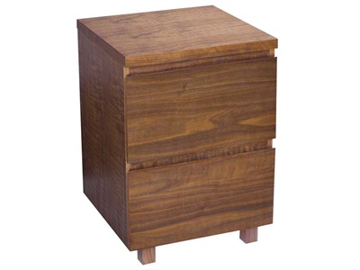 LPD Furniture Malvern 2 Drawer Bedside Cabinet Small Single