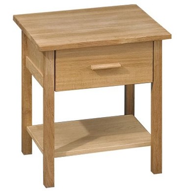 LPD Furniture Rosedale 1 Drawer Bedside Cabinet