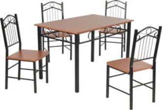 LPD Global Dining Set 4 Chairs