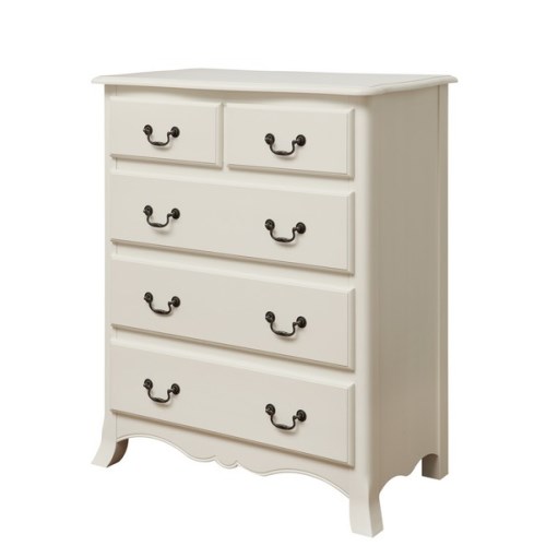 LPD Limited LPD Chantilly 3 2 Drawer Chest in Antique White