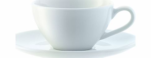 LSA International LSA Dine Curved Espresso Cup and Saucer, Set of 4