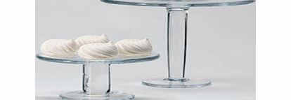 LSA Klara Glass Cakestands Cakestand Low 24cm