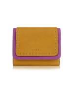 Piera - Small Calf Leather French Purse Wallet