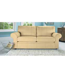Leather Sofabed - Ivory