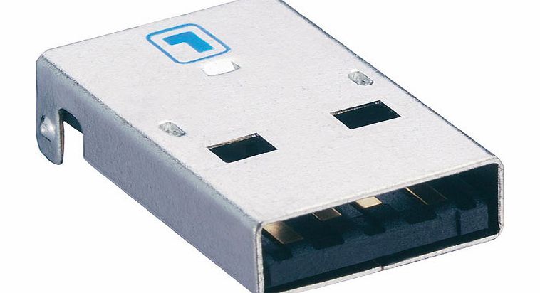 Lumberg 2410 07 USB 2.0 Chassis Plug Type A for