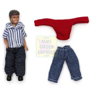 Lundby Dolls House Sm land Boy and Clothes