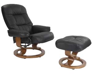 recliner and footstool