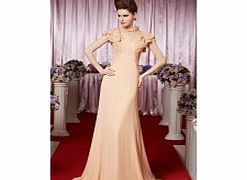 Luxury Short Sleeve Sequins Evening Dresses