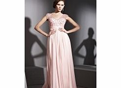 Luxury Tulle Evening Dresses Wedding Party Pink