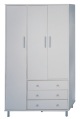 LXDirect 3-door 3-drawer wardrobe