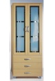 LXDirect 3-drawer wardrobe / glass panel
