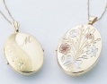 9-carat gold lockets