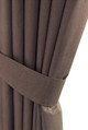 baroque/rococco curtains with tie-backs (pair)