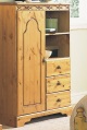 chatsworth three-drawer combi wardrobe