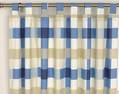 checkers tab top curtains