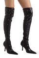 LXDirect dare studded thigh length boot