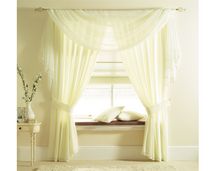 LXDirect elana lined voile curtains