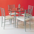 elite dining table and four chairs