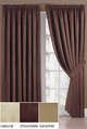 faux suede pleated curtains
