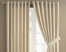 forum unlined ring-top curtains