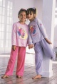 LXDirect girls little miss chatterbox pack of two pyjamas