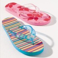 LXDirect girls pack of two flip-flops