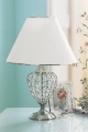 LXDirect glass buttoned table lamp