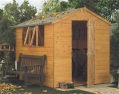 groundsman apex shed (single door)
