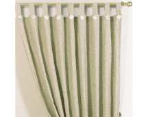 LXDirect linen mix tab-top lined curtains