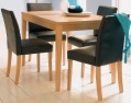 lucca dining table and 4 chairs